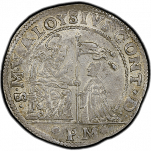 1681-82 PM Ducat Italy-Venice D-4274 PCGS AU-58