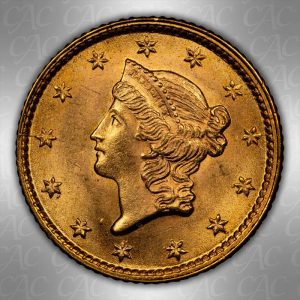 1853 G$1 CACG MS 66 (Copy)